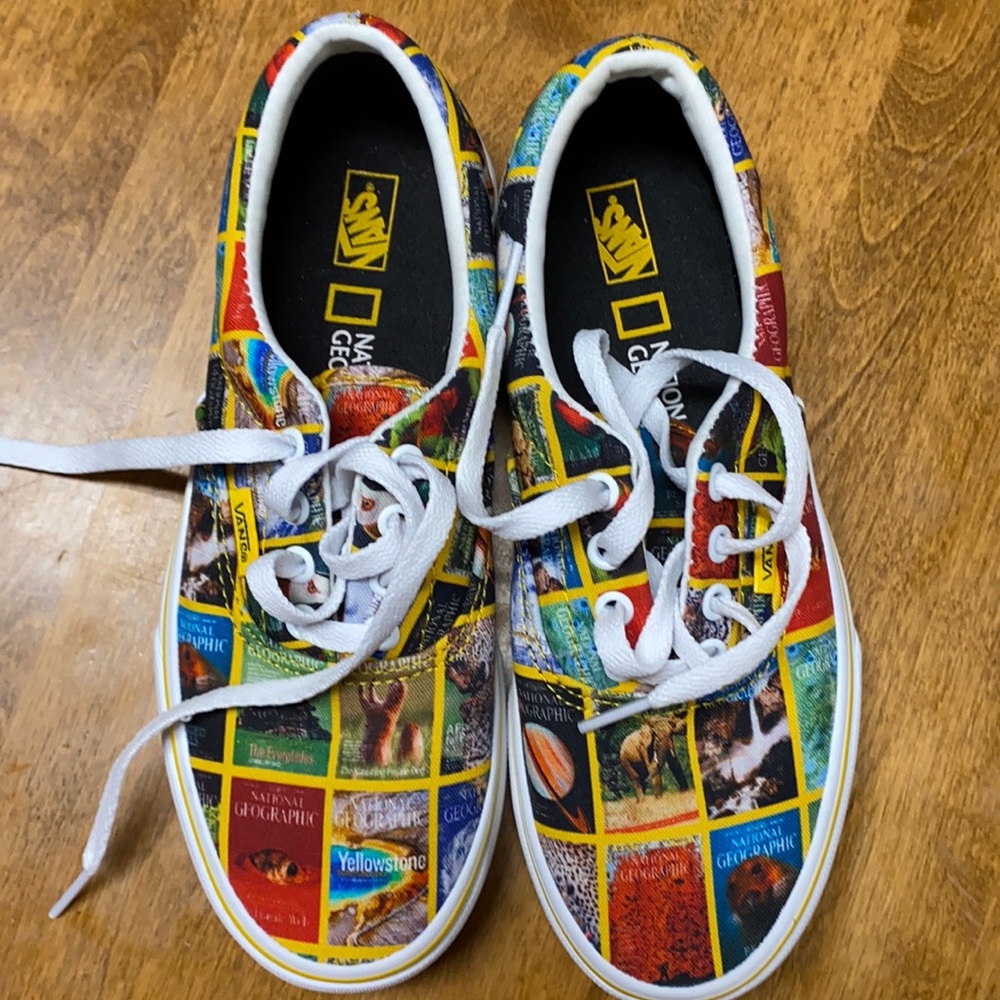 School age kids vans sneakers